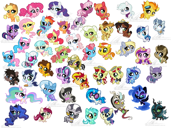 Мой маленький пони Чиби пони