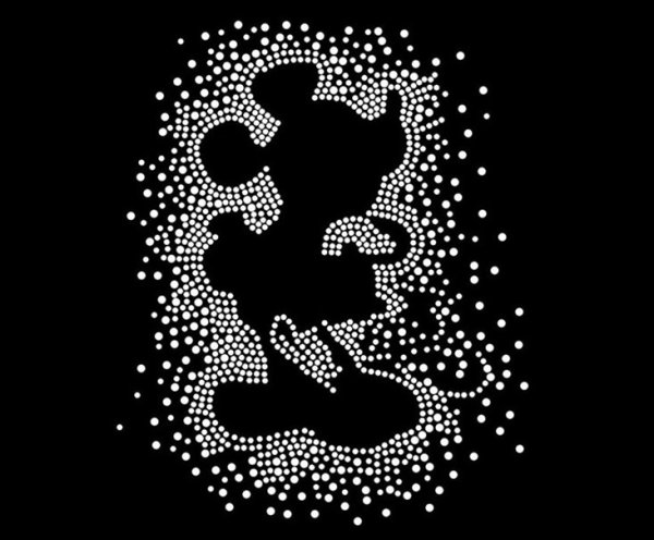 Аппликация стразами