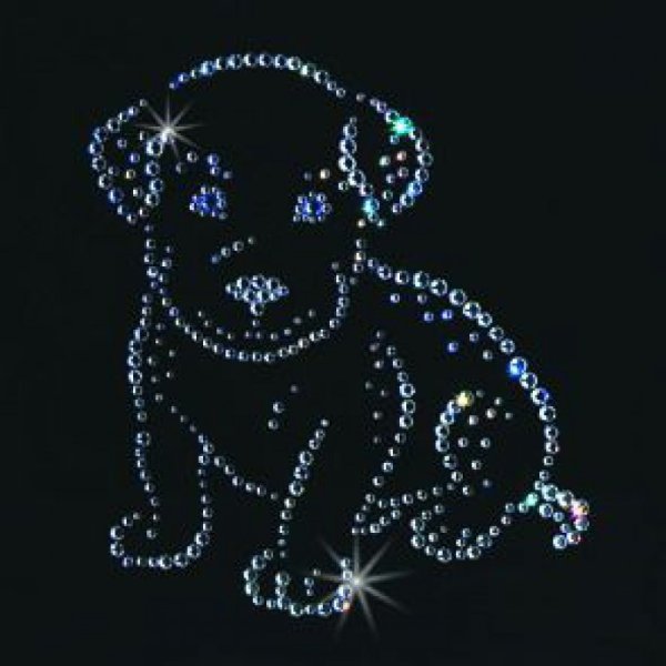 Аппликация из страз