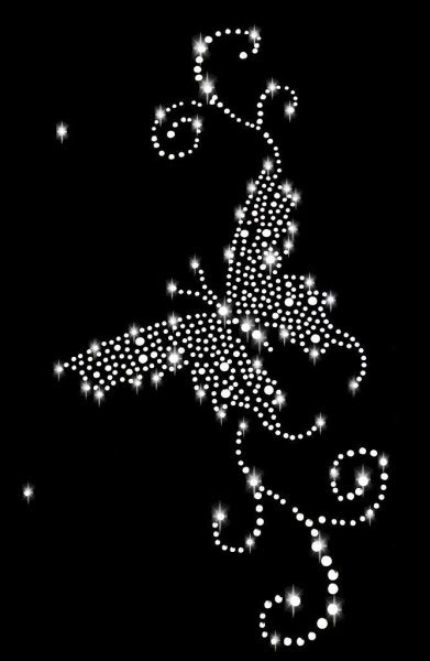 Рисунок стразами