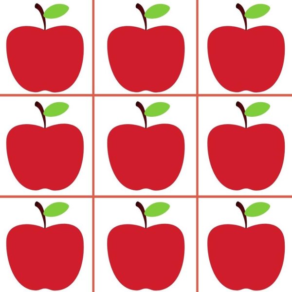 Раскраска фрукты с глазами