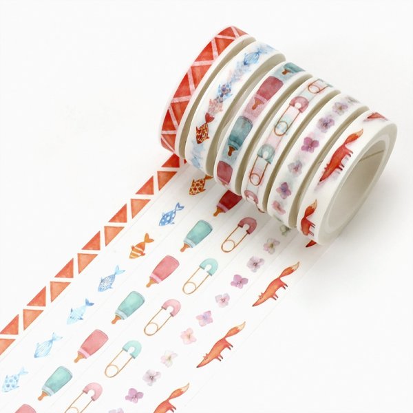 Бумажные скотчи для скрапбукинга