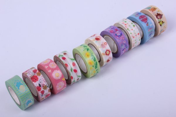 Цветная клейкая лента для декора