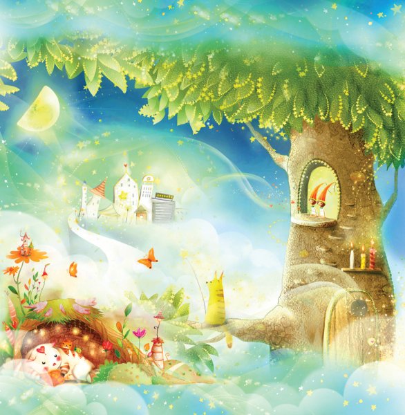 Сказочный фон