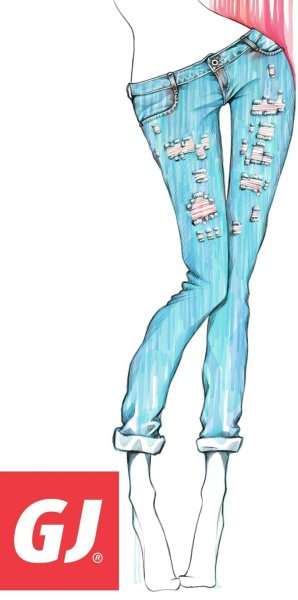 Рисунки на джинсах