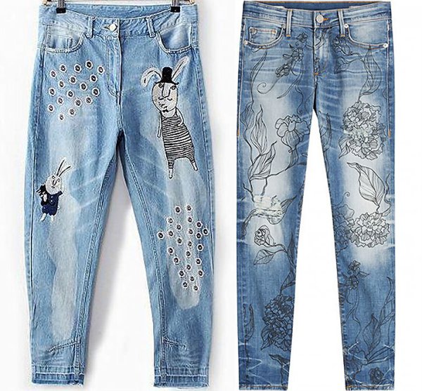 Нашивки на джинсы