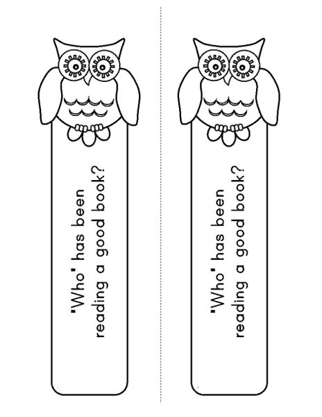 Раскраски закладки для книг