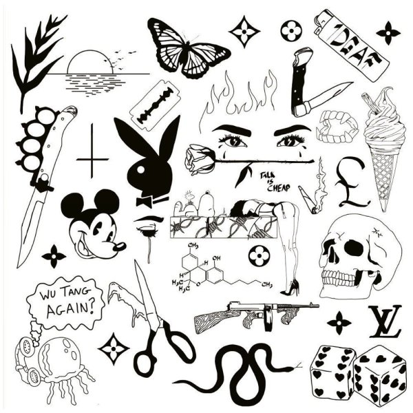 Объемный лист рисунок