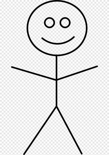 Нарисованный человечек