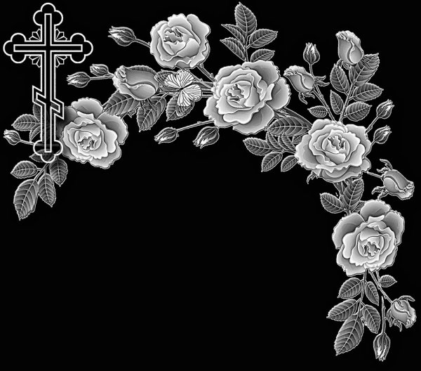 Розы для гравировки