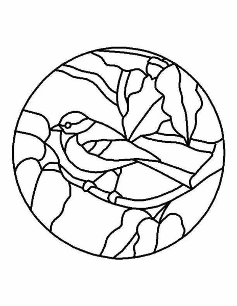 Контур для витража