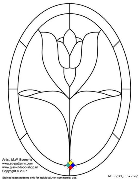 Лекало для витража