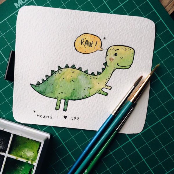 Маленькие рисунки для скетчбука легкие