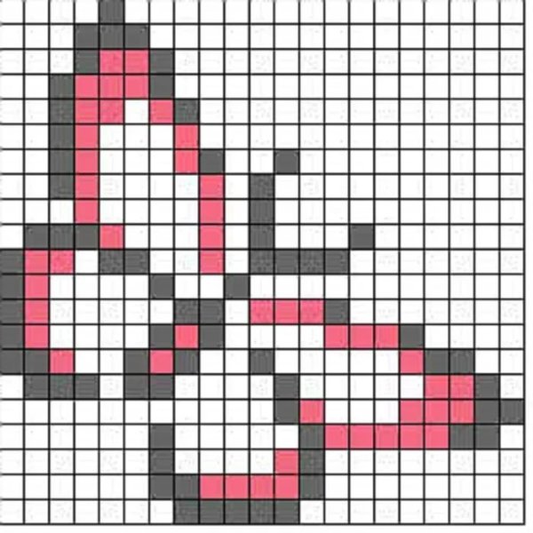 Рисунки по клеточкам для начинающих