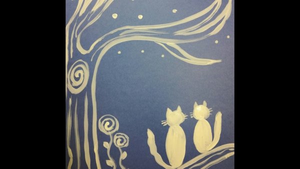 Маленькая ночная Серенада Моцарта рисунок