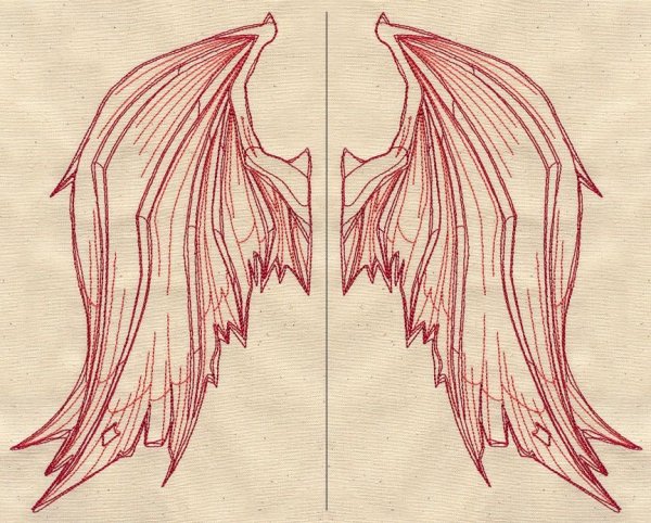 Крылья демона референс
