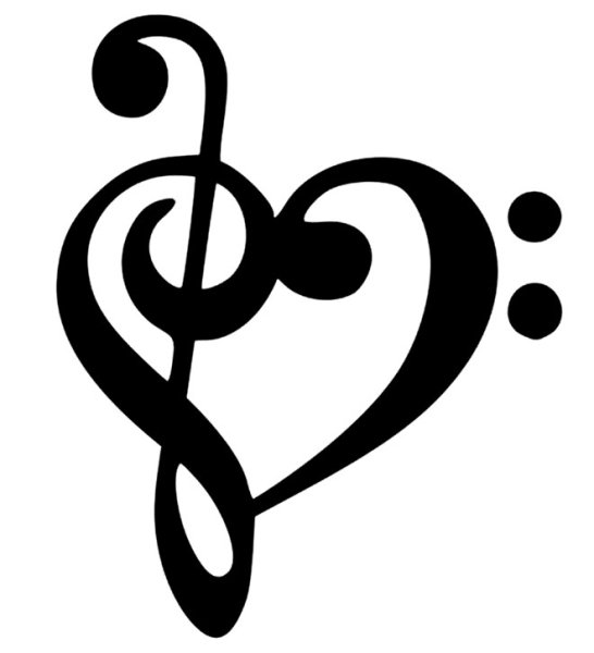 Простые музыкальные тату