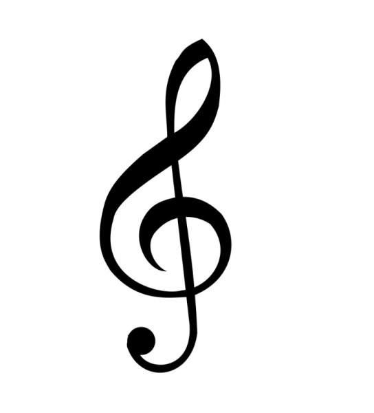 Рисунки карандашом скрипичный и басовый ключ