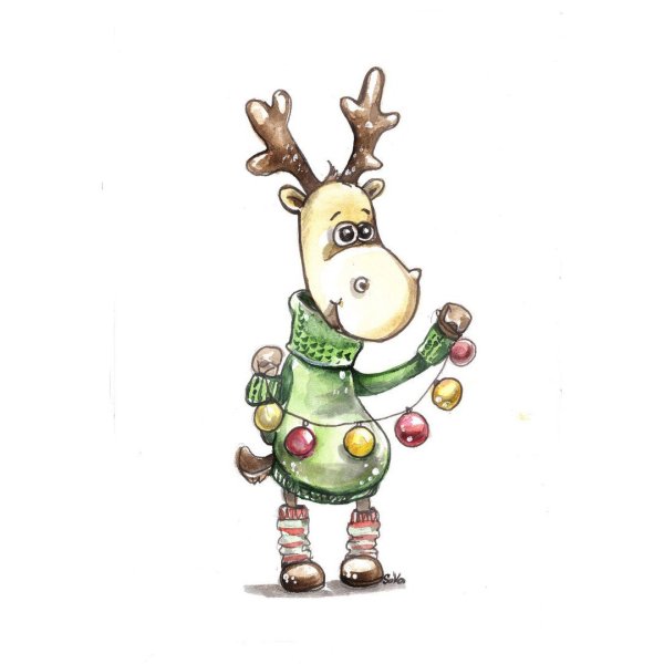 Аппликации Олененок