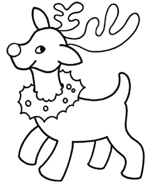 Олень стилизация