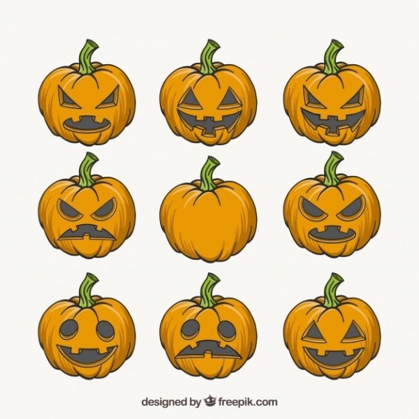 Рисунок маленькой тыковки