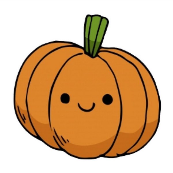 Нарисованная милая Тыковка