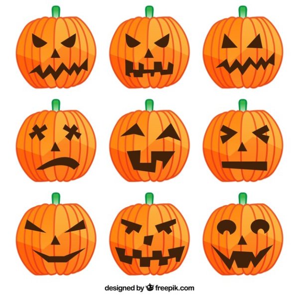 Тыква на Хэллоуин раскраска мален