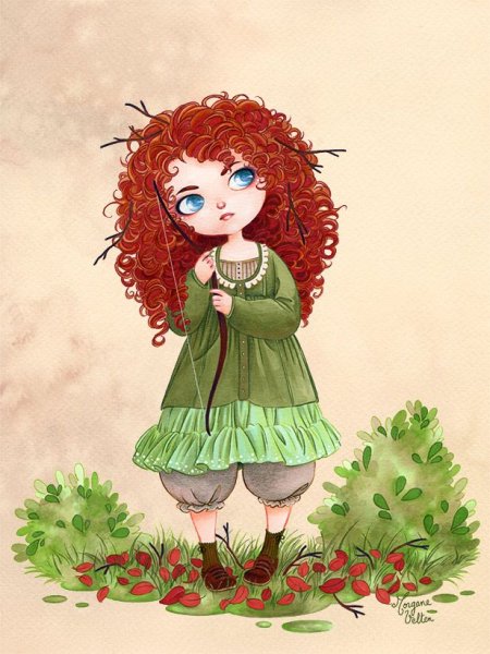 Мерида кудряшка