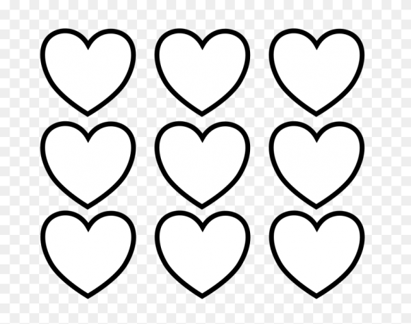 Сердечко шаблон