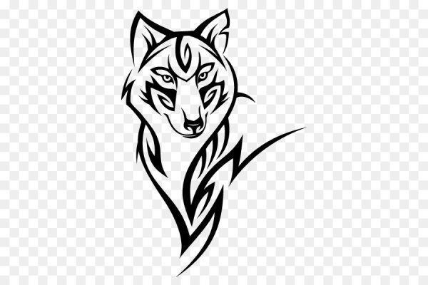 Волк рисунок легкий маленький