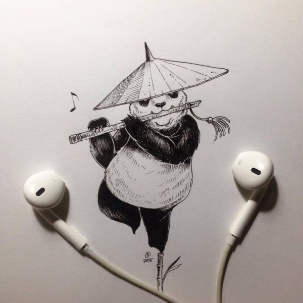 Рисуночки ручкой