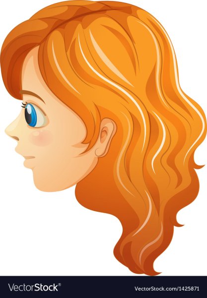 Мультяшное лицо девочки