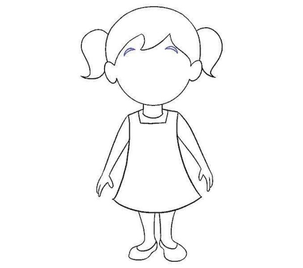 Лицо ребенка сбоку рисунок