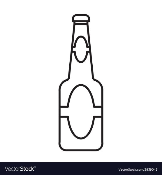 Контур пивной бутылки