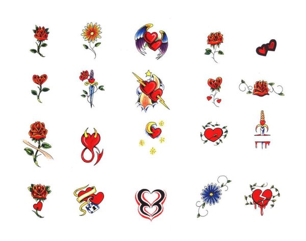 Татуировки эскизы цветные