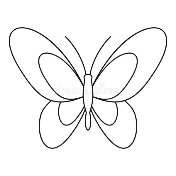 Трафарет для рисования бабочка на прозрачном фоне
