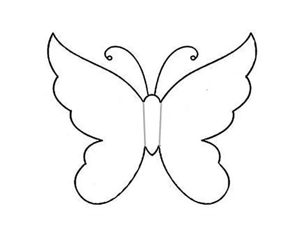 Трафареты бабочки