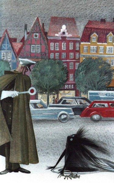 Маленькое привидение о Пройслер иллюстрации Ники Гольц