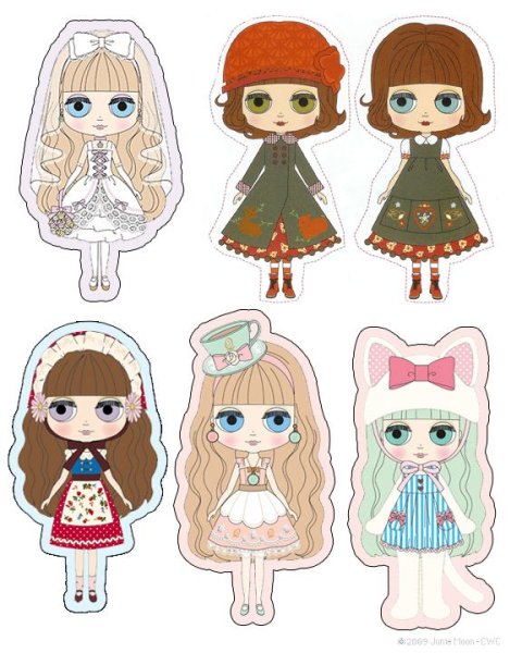 Бумажные куклы Блайз