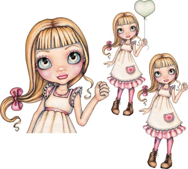 Кукла рисунок