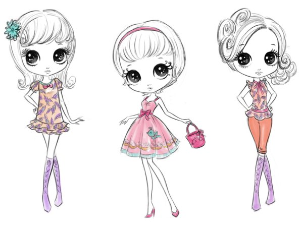 Кукла ЛОЛ вектор