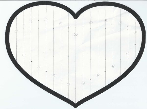 Сердечко контур
