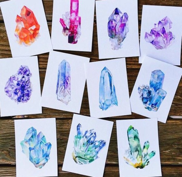 Небольшие картинки акварелью