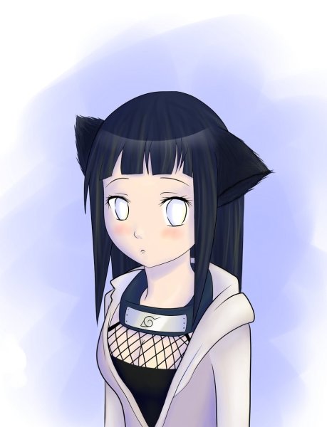 Хината Хьюга кошка