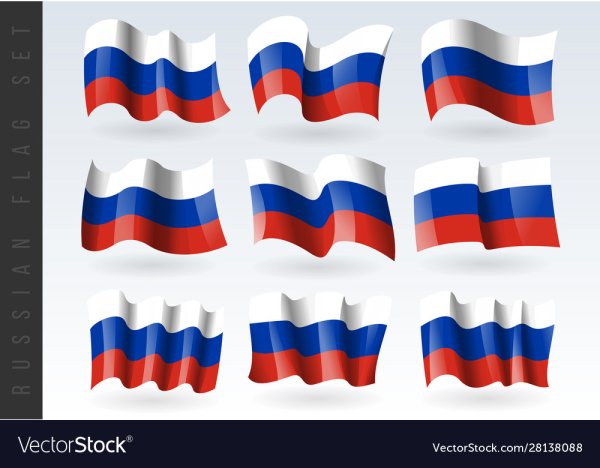 Развевающийся флаг России