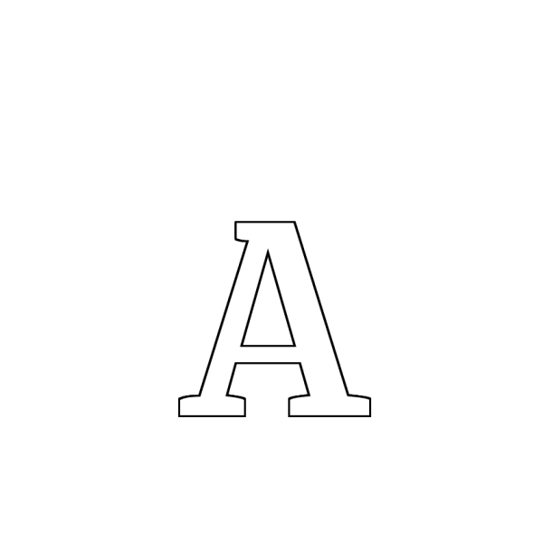 Печатные буквы