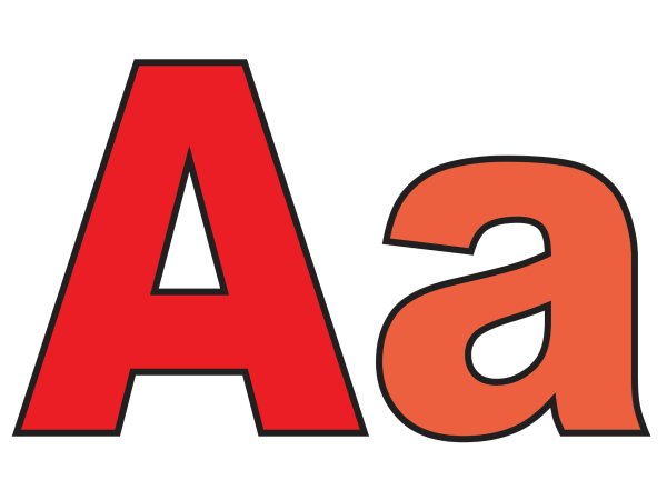 Буква а большая и маленькая