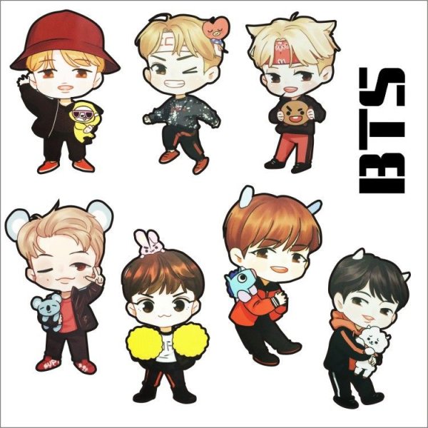 Маленькие БТС персонажи