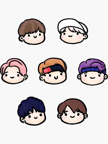 Стикеры БТС