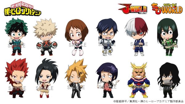 Моя геройская Академия персонажи Чиби